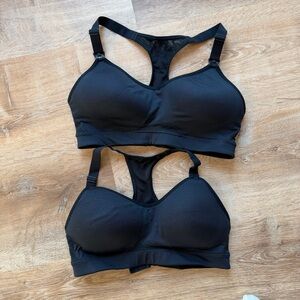 Old Navy Women’s High Support Nursing Sports Bra - Black (2-Pack)